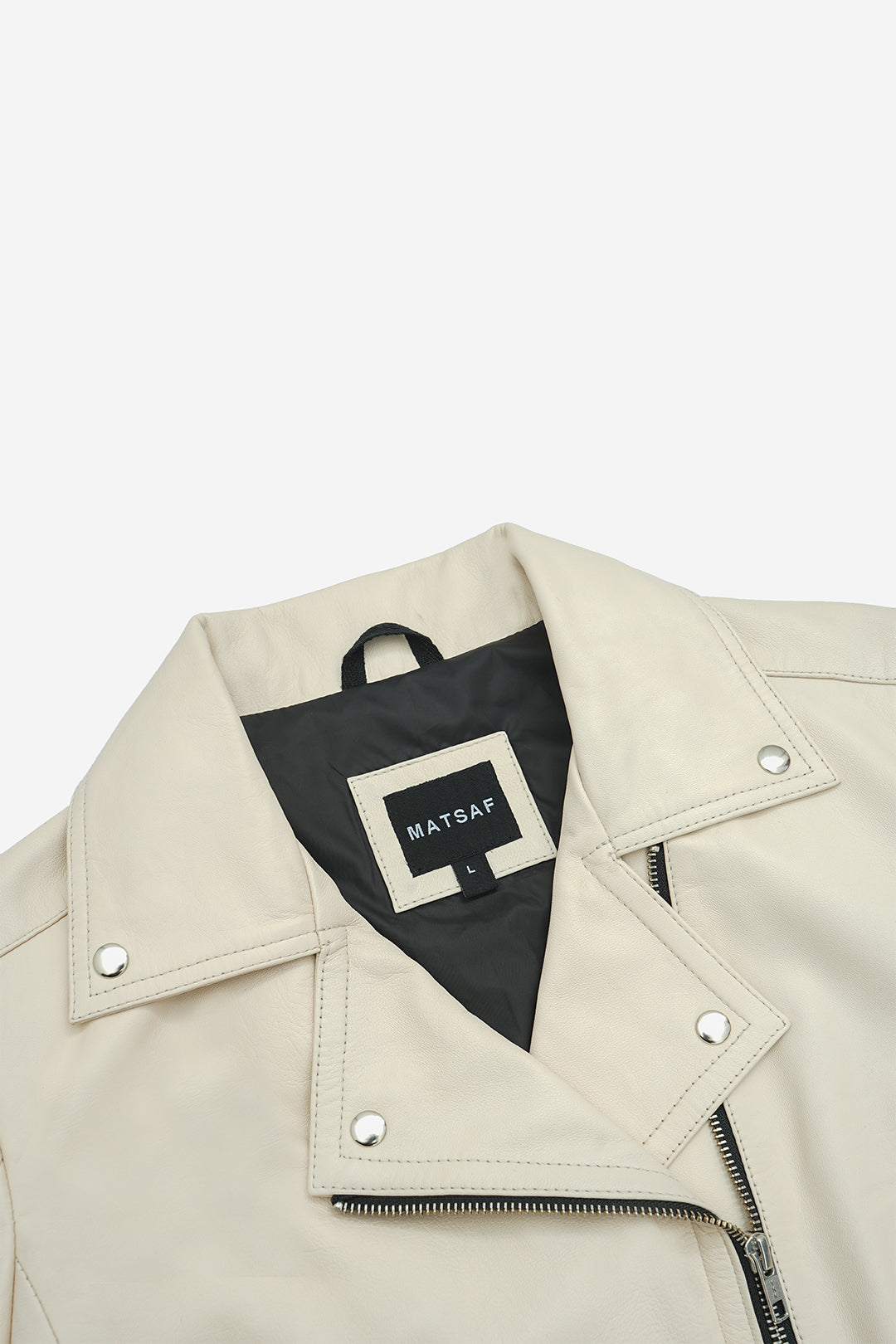 Cream Biker Jacket