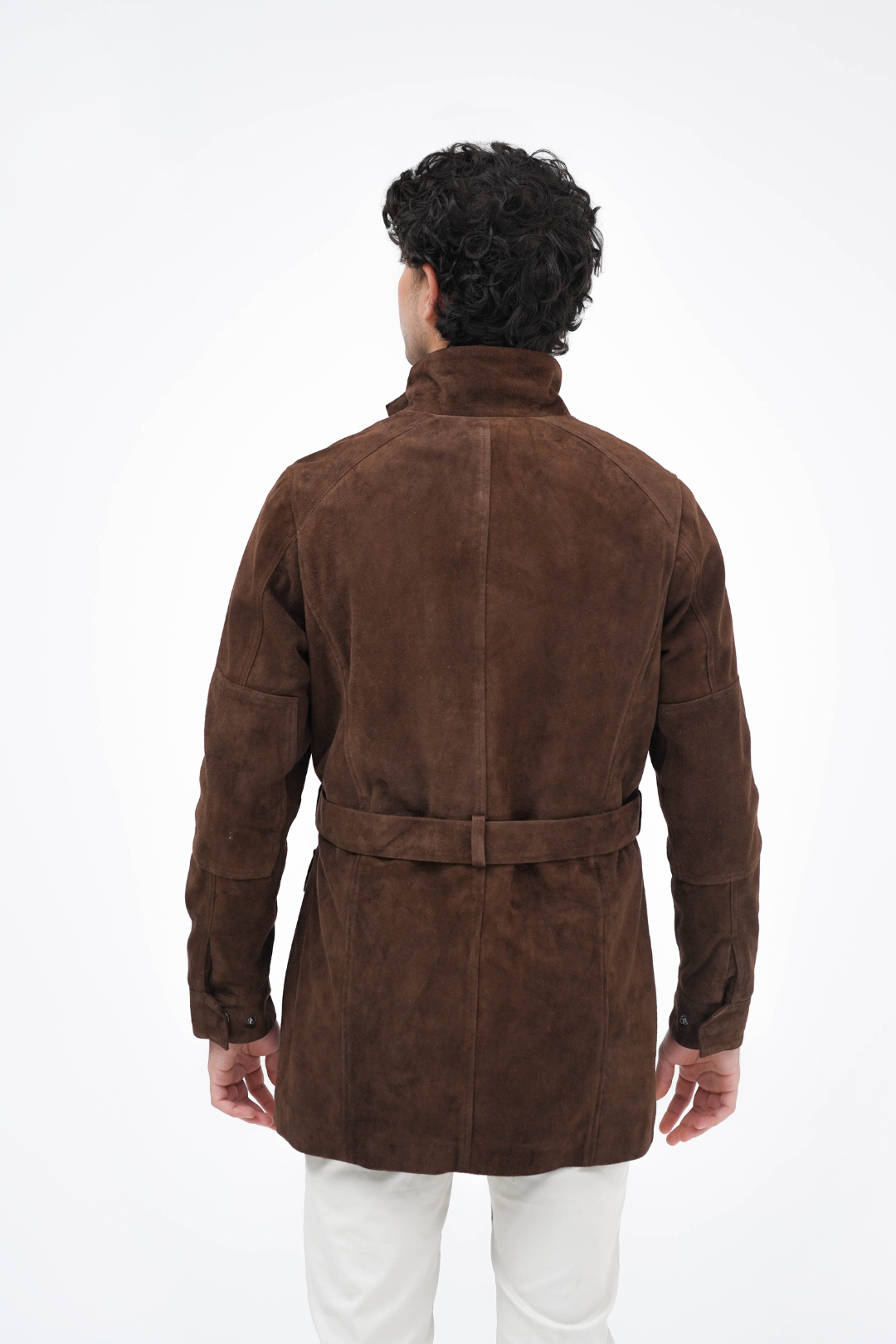 Suede Hunter Jacket Chocolate