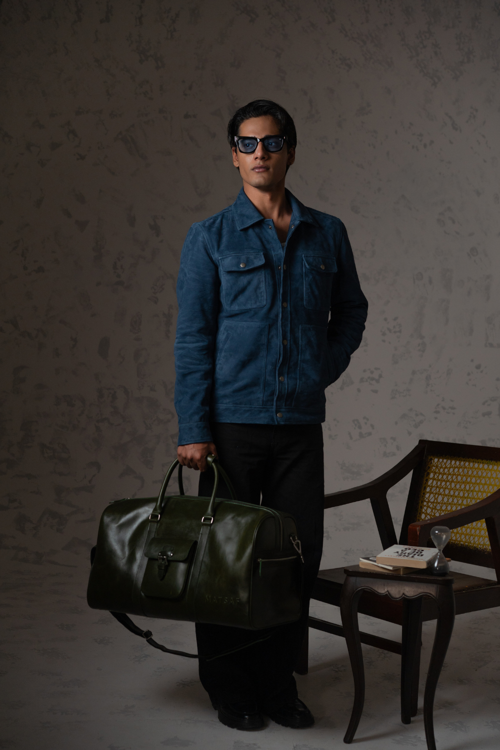 Carryall Duffle Leather Bag