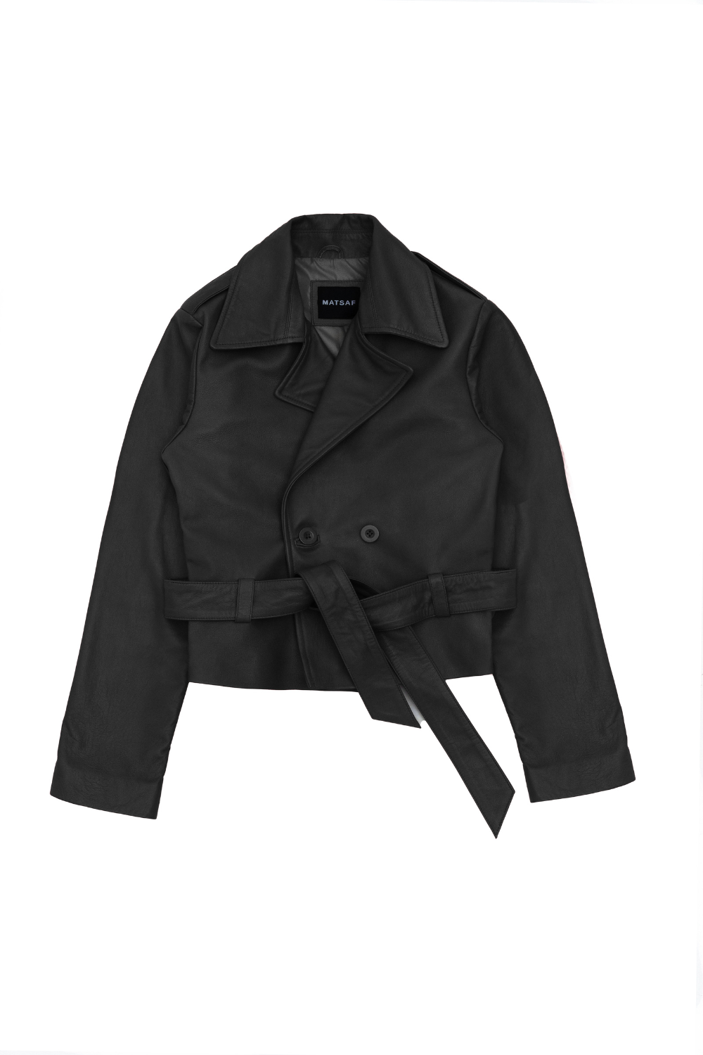 Leather Crop Moto Jacket