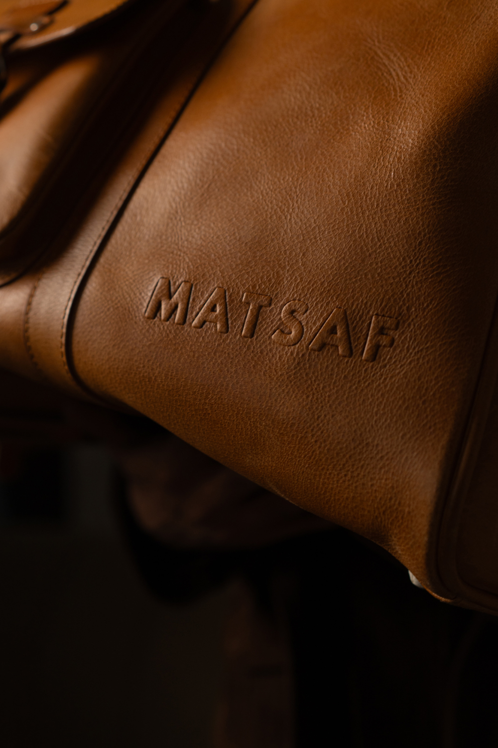 Carryall Duffle Leather Bag