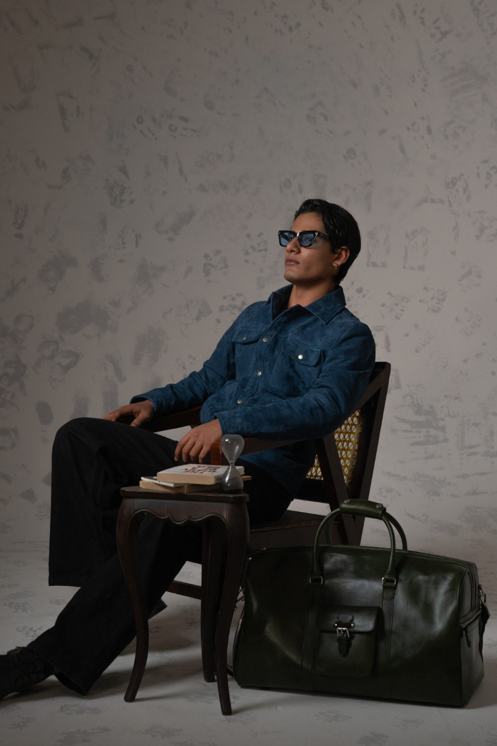 Carryall Duffle Leather Bag