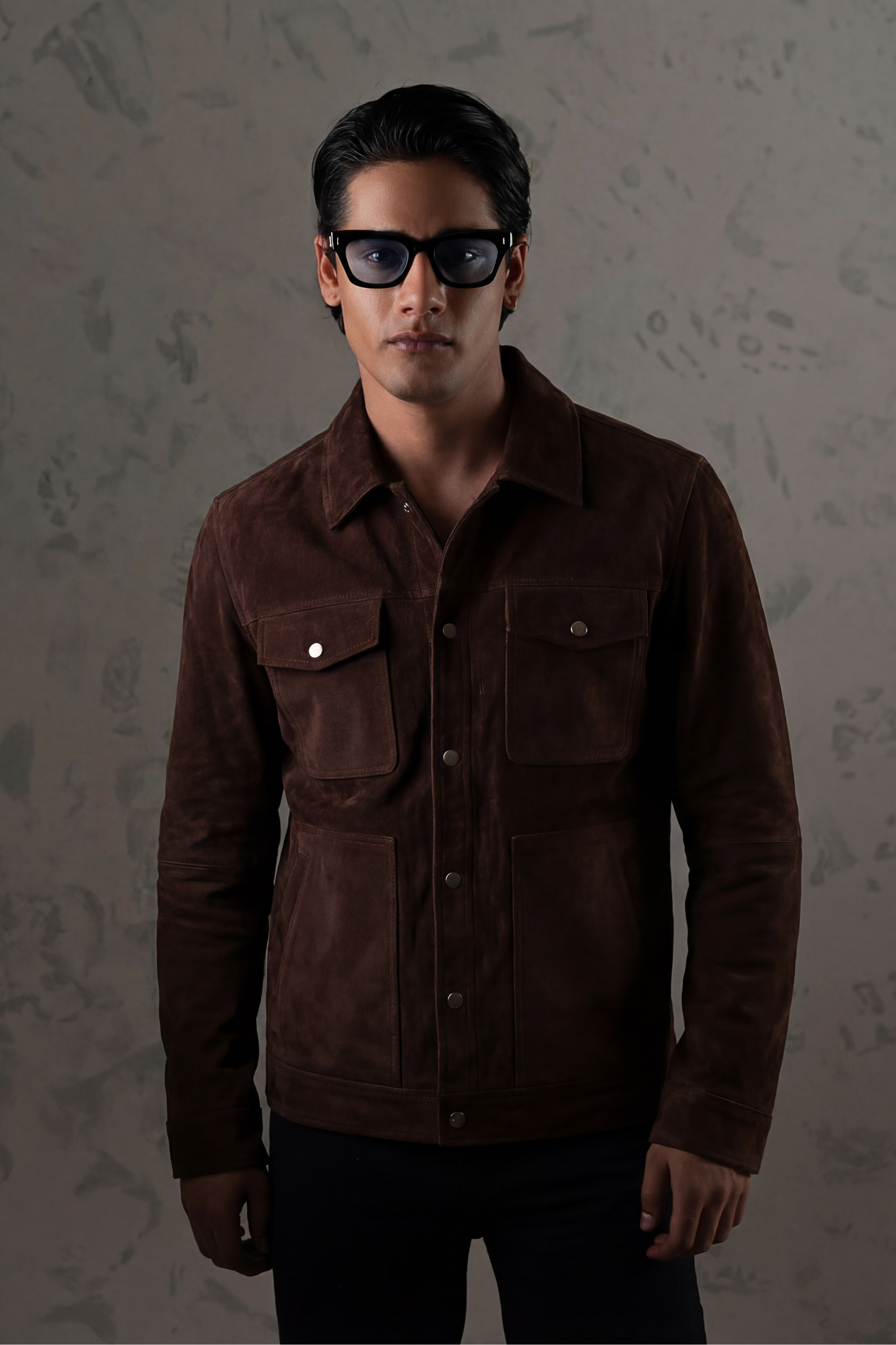 Suede Trucker Jacket