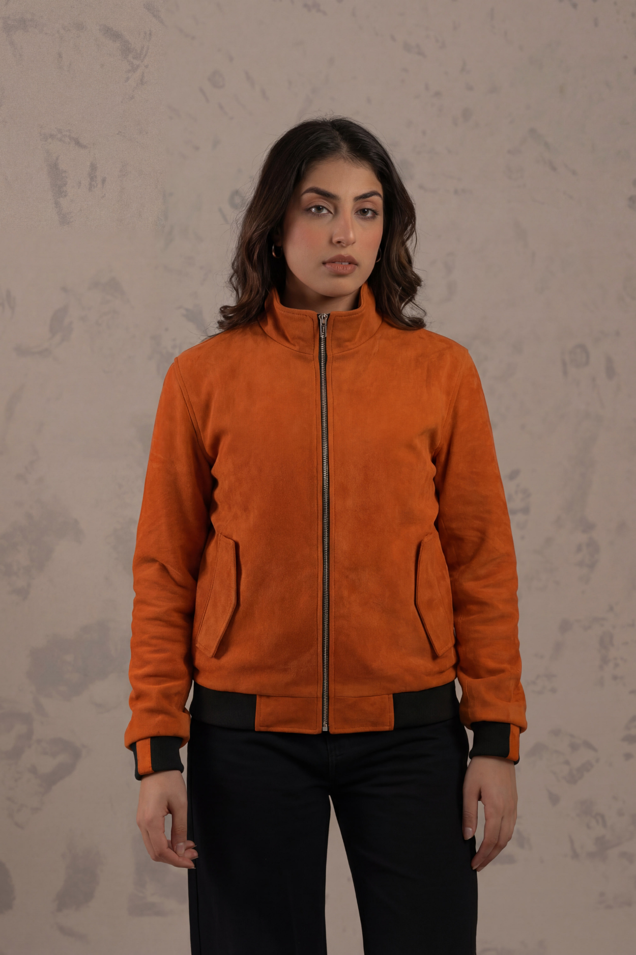 Suede Flight Jacket